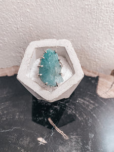 One Of A Kind Raw Amazonite Ring
